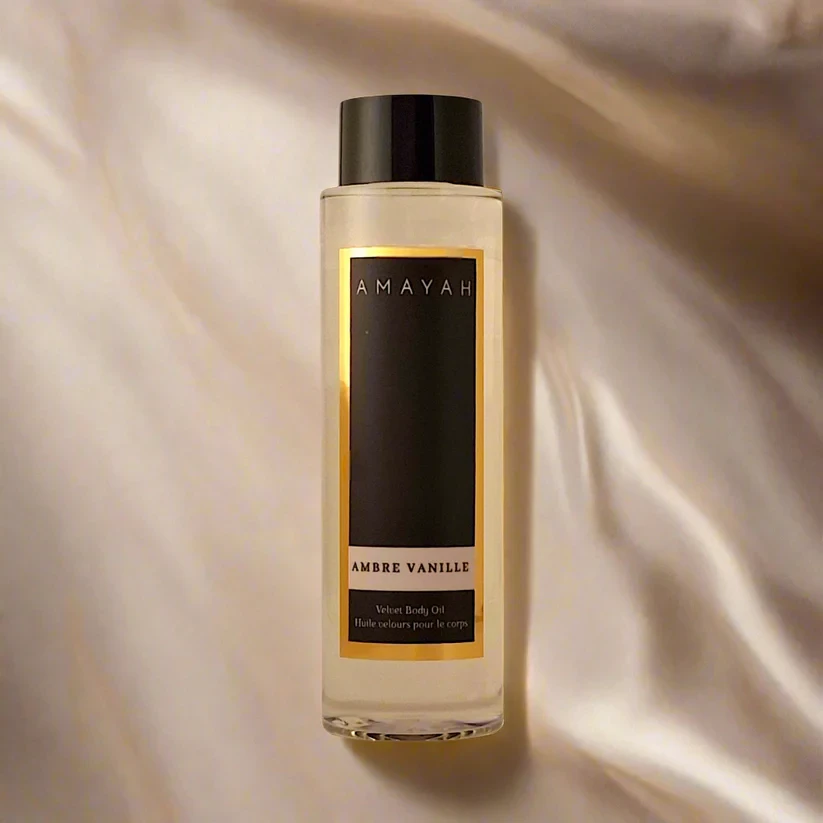 زيت الجسم المخملي أمبر فانيلا