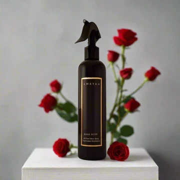 بخاخ معطر برائحة الورد والعود لجميع أنواع الأقمشة
